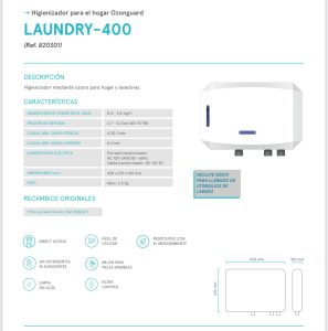 Higienizador Laundry 400